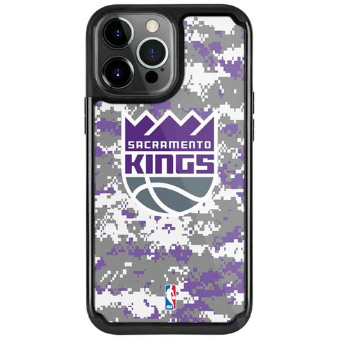 NBA Sacramento Kings Purple Digi Camo iPhone 13 Pro Cargo Case