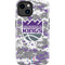 NBA Sacramento Kings Purple Digi Camo iPhone 14 Plus Impact Case
