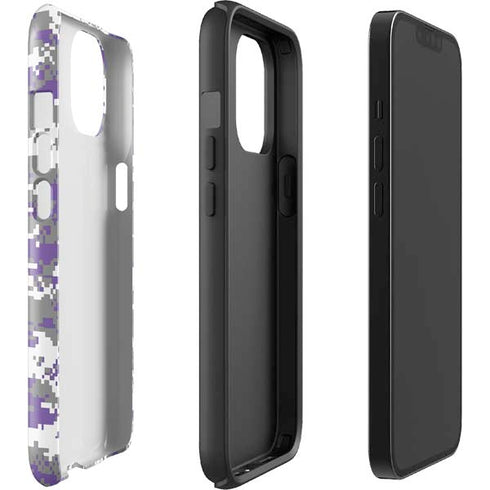 NBA Sacramento Kings Purple Digi Camo iPhone 15 Impact Case