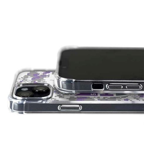 NBA Sacramento Kings Purple Digi Camo iPhone 14 Plus MagSafe Case