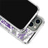 NBA Sacramento Kings Purple Digi Camo iPhone 14 Pro Clear Case
