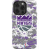 NBA Sacramento Kings Purple Digi Camo iPhone 15 Pro Impact Case
