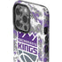 NBA Sacramento Kings Purple Digi Camo iPhone 15 Pro Impact Case