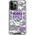 NBA Sacramento Kings Purple Digi Camo iPhone 14 Pro Max Clear Case