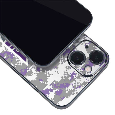 NBA Sacramento Kings Purple Digi Camo iPhone 15 Skin