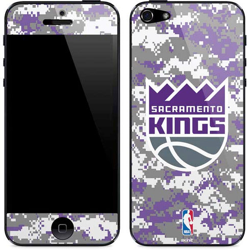 NBA Sacramento Kings Purple Digi Camo iPhone 5/5s/5SE Skin