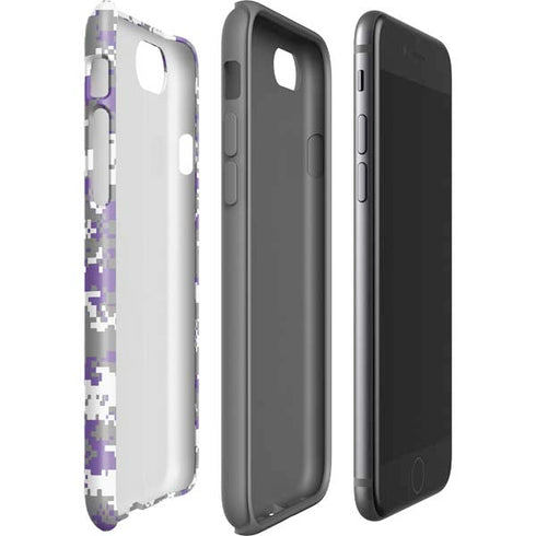 NBA Sacramento Kings Purple Digi Camo iPhone SE (2nd & 3rd Gen) Pro Case