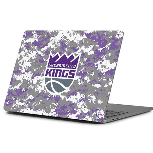 NBA Sacramento Kings Purple Digi Camo Apple MacBook Pro 13-inch Skin