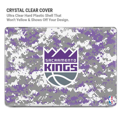 NBA Sacramento Kings Purple Digi Camo MacBook Pro 15in (2016-19) Case plus Skin