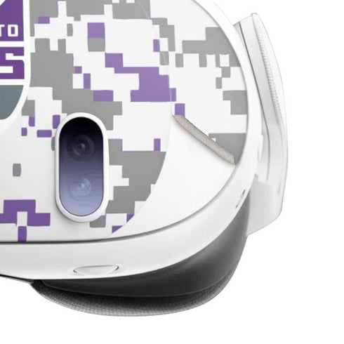 NBA Sacramento Kings Purple Digi Camo Meta Quest 3 Skin