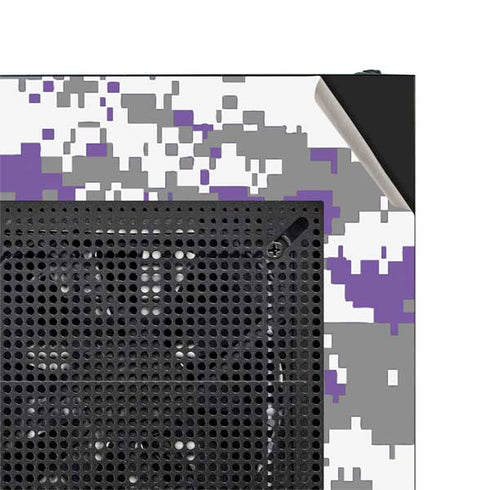 NBA Sacramento Kings Purple Digi Camo NZXT H510 Compact ATX Mid-Tower Case Skin