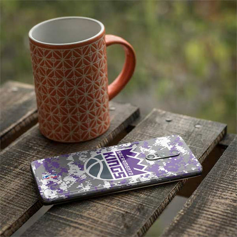 NBA Sacramento Kings Purple Digi Camo OnePlus 7 Pro Skin