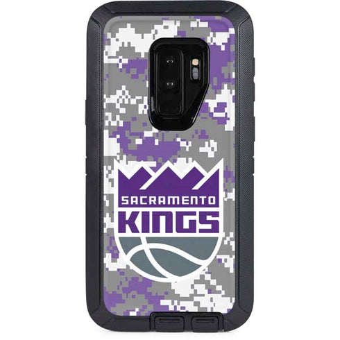 NBA Sacramento Kings Purple Digi Camo Otterbox Defender Galaxy Skin