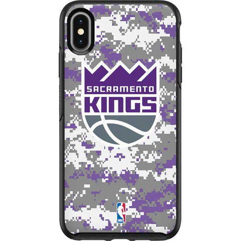 NBA Sacramento Kings Purple Digi Camo Otterbox Symmetry iPhone Skin