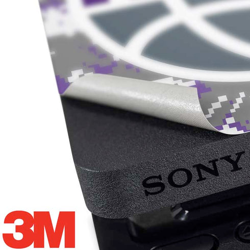 NBA Sacramento Kings Purple Digi Camo PS4 Pro Bundle Skin