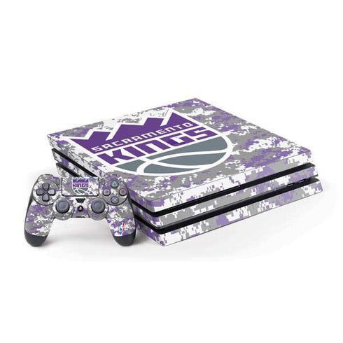 NBA Sacramento Kings Purple Digi Camo PS4 Pro Bundle Skin