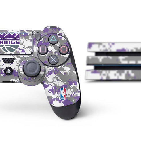 NBA Sacramento Kings Purple Digi Camo PS4 Pro Bundle Skin