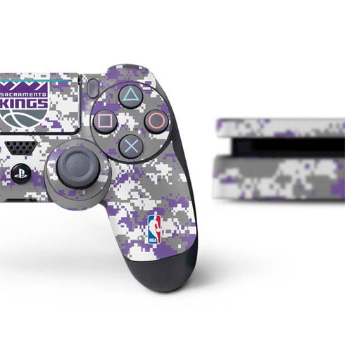 NBA Sacramento Kings Purple Digi Camo PS4 Slim Bundle Skin