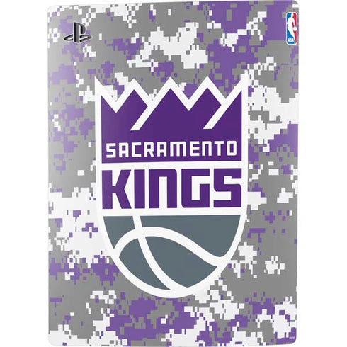 NBA Sacramento Kings Purple Digi Camo PS5 Console Skin
