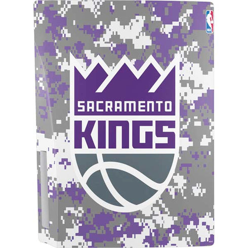 NBA Sacramento Kings Purple Digi Camo PS5 Console Skin
