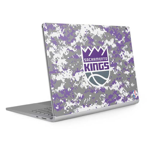 NBA Sacramento Kings Purple Digi Camo Surface Book 2 13.5in Skin