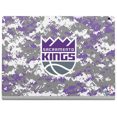 NBA Sacramento Kings Purple Digi Camo Surface Book 2 13.5in Skin