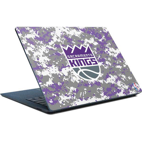 NBA Sacramento Kings Purple Digi Camo Surface Laptop Skin