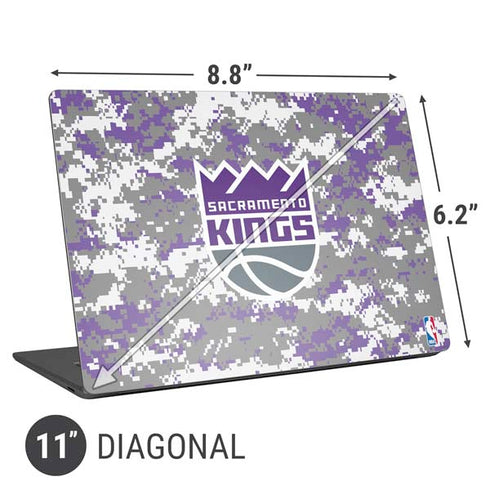 NBA Sacramento Kings Purple Digi Camo Universal Laptop 11in (8.8 x 6.2in) Skin