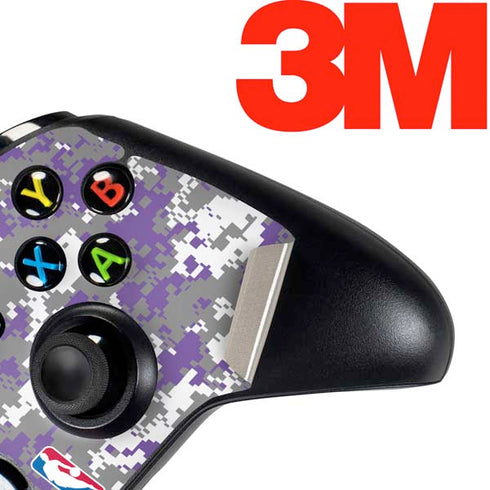 NBA Sacramento Kings Purple Digi Camo Xbox One Controller Skin
