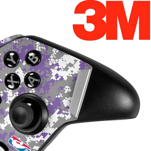 NBA Sacramento Kings Purple Digi Camo Xbox One Elite Controller Skin
