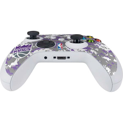 NBA Sacramento Kings Purple Digi Camo Xbox Series S Controller Skin