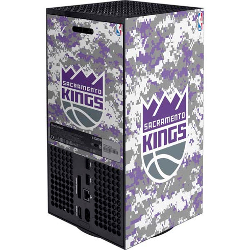 NBA Sacramento Kings Purple Digi Camo Xbox Series X Bundle Skin