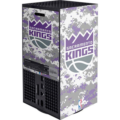 NBA Sacramento Kings Purple Digi Camo Xbox Series X Console Skin