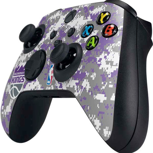 NBA Sacramento Kings Purple Digi Camo Xbox Series X Controller Skin