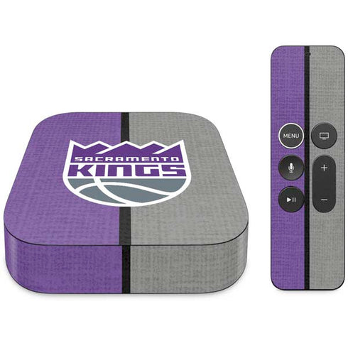 NBA Sacramento Kings Split Canvas Apple TV Skin