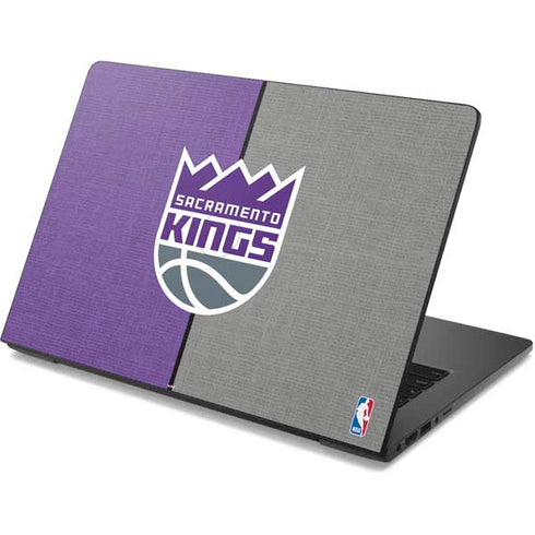 NBA Sacramento Kings Split Canvas Dell Chromebook Skin