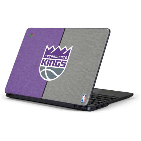 NBA Sacramento Kings Split Canvas Samsung Chromebook Skin