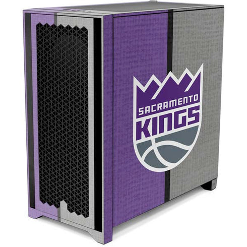 NBA Sacramento Kings Split Canvas Corsair 4000D Tempered Glass Mid-Tower ATX Case Skin