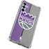NBA Sacramento Kings Split Canvas Galaxy A13 5G Clear Case