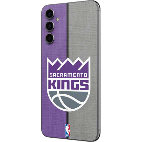 NBA Sacramento Kings Split Canvas Galaxy A14 5G Skin