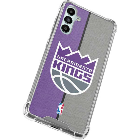 NBA Sacramento Kings Split Canvas Galaxy A15 5G Clear Case