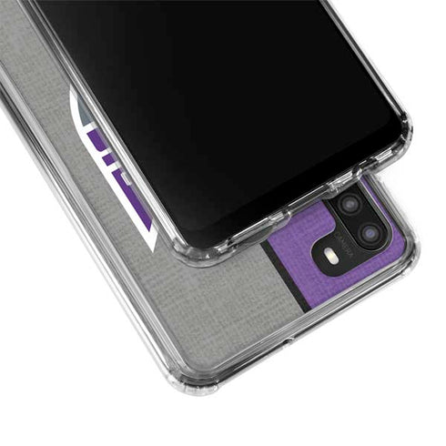 NBA Sacramento Kings Split Canvas Galaxy A21 Clear Case
