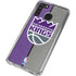 NBA Sacramento Kings Split Canvas Galaxy A21 Clear Case