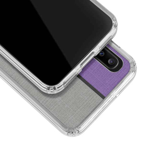 NBA Sacramento Kings Split Canvas Galaxy A30 Clear Case