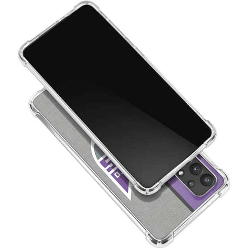 NBA Sacramento Kings Split Canvas Galaxy A32 5G Clear Case