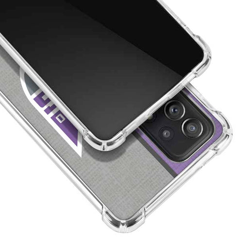 NBA Sacramento Kings Split Canvas Galaxy A52 5G Clear Case