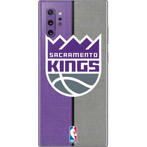 NBA Sacramento Kings Split Canvas Galaxy Note 10 Plus Skin