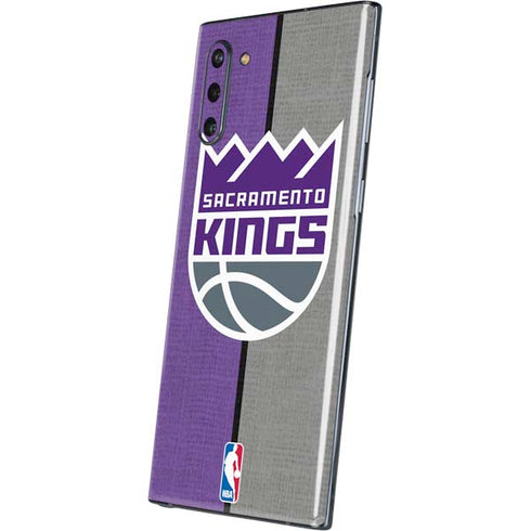 NBA Sacramento Kings Split Canvas Galaxy Note 10 Skin
