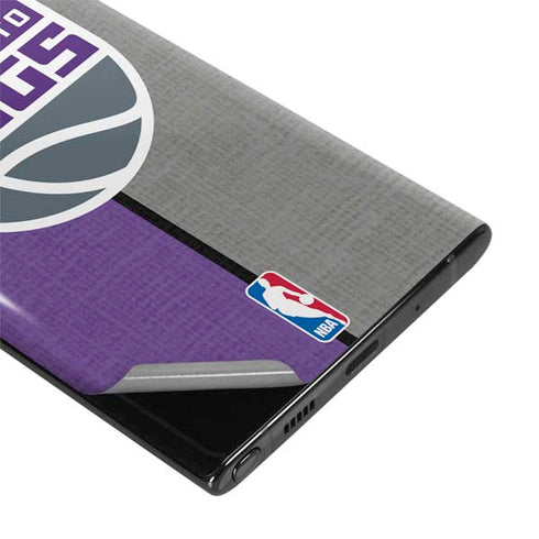NBA Sacramento Kings Split Canvas Galaxy Note 10 Skin