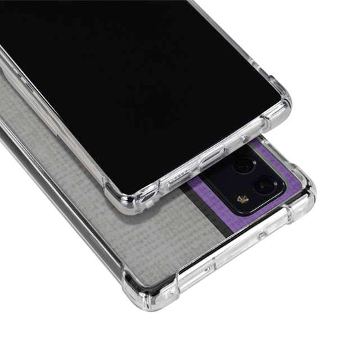NBA Sacramento Kings Split Canvas Galaxy Note20 5G Clear Case